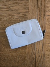 Longchamp Wallet. Grey. Wallet Sized. Zipper