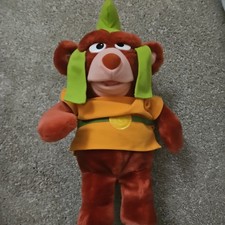 Vintage Fisher Price 14" Gruffi Bear Stuffed Animal Toy 1985 Disney Gummi Bears