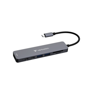 VERBATIM USB-C Essentials Multiport Hub 7 Anschlüsse