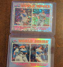 Topps 2025 World Series Dodgers Blue Jays Yamamoto Freeman Refractor Card Lot