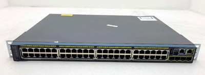 Cisco Catalyst 2960-S 48-Port GbE PoE+ 4x10GbE SFP P/N: WS-C2960S-48FPS-L V03