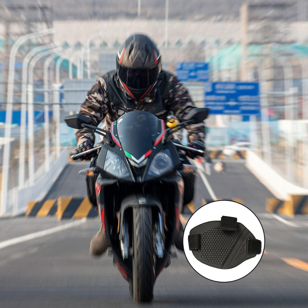 Almohadilla de cambio de marchas protectora para zapatos de motocicleta.