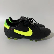 Nike Men 4.5/ Women 6 Premier 3 Firm Ground Soccer Cleat Black/Volt HM0265-008