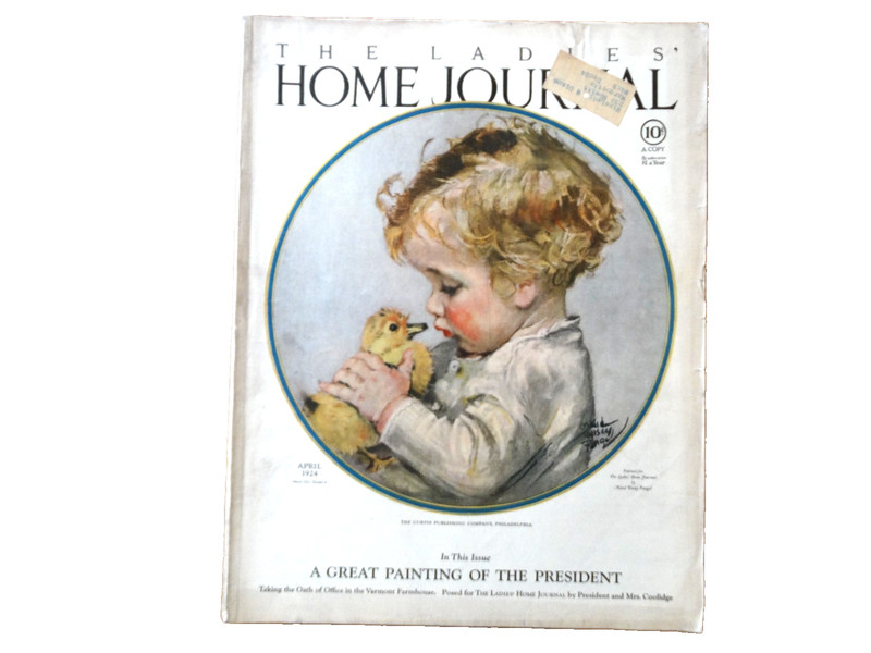 The Ladies Home Journal – April 1924 – Child and Duckling