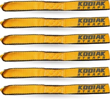 Soft Loop Tie down Straps - 1.5 X 18 Inches- 10,000 Lb Load Capacity - Orange 6