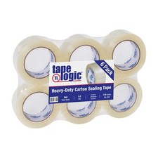 6 Pack Clear Heavy Duty Packing Tape 2x110 Yards Strong Adhesive Tape Logic