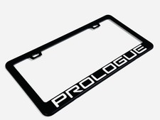 Prologue Honda License Plate Frame Black Metal Japanese Racing Prologue Honda License Plate Frame Black Metal Japanese Racing