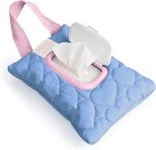 Reusable Baby Wipe Cover Fabric Quilted, Universal Size Travel-Friendly Baby
