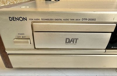 DENON DTR-2000G Digital Audio Tape Deck DAT AC100V 50Hz/60Hz 1992