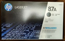 Genuine UNUSED HP 87A Toner - Never Put Into a Printer OPEN BOX CF287A OPEN TUB