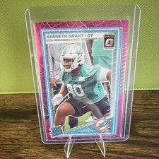 Panini Donruss Optic 2025 Rated Rookie Prizm Kenneth Grant /98 #216 Dolphins