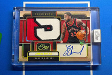 2024-25 Panini One and One Precision Jamal Shead #07/10 Rookie Patch Auto Gold