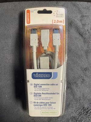 VIVANCO Digital Connection Cable Set IEEE 1394 - 2m EAN: 4008928454000