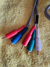 Nintendo Wii Component HD Video Cable RVL-011 Official OEM Authentic - TESTED