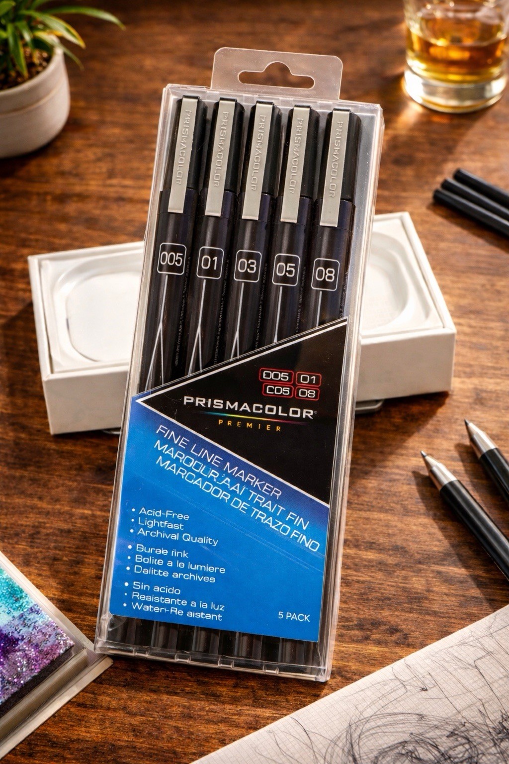 5 Pack - 005 01 03 05 And 08 - Black  -