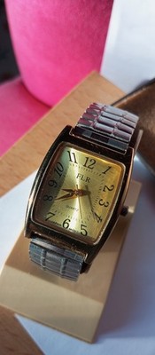 FLR Herrenuhr Flexibles Armband Quarz inkl. Batterie