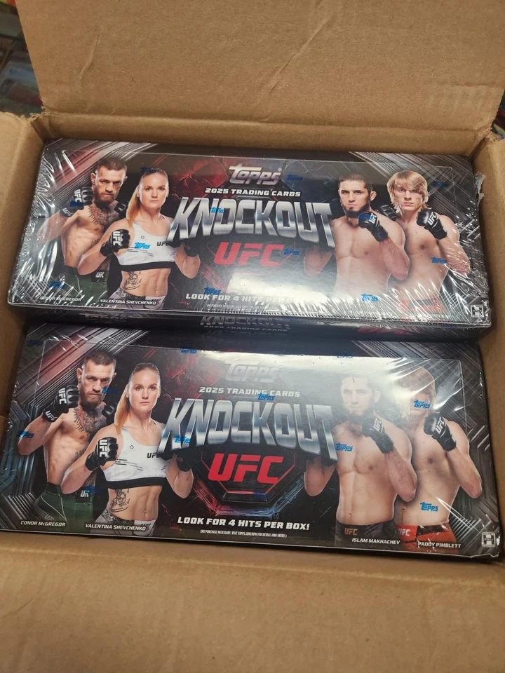 2025 Topps UFC Knockout Factory Sealed Hobby Box 4 hit per box Qty. - Image 4 of 4
