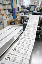 Allergen Labels 50x100mm Food Safety Stickers Catering Compliance UK Labels