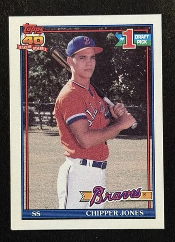 1991 Topps #333 Chipper Jones