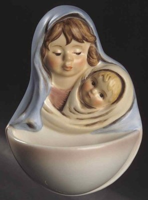 Goebel Christmas Figurine Madonna & Child-Holy Water Font Box 5479570