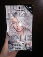 SCHWARZKOPF GOT2B M71 METALLIC SILVER FOR LIGHT BLONDES HAIR COLOR