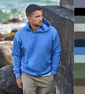 Tee Jays Herren Kapuzen Sweatshirt Kängurutasche Kordelzug 5430 NEU