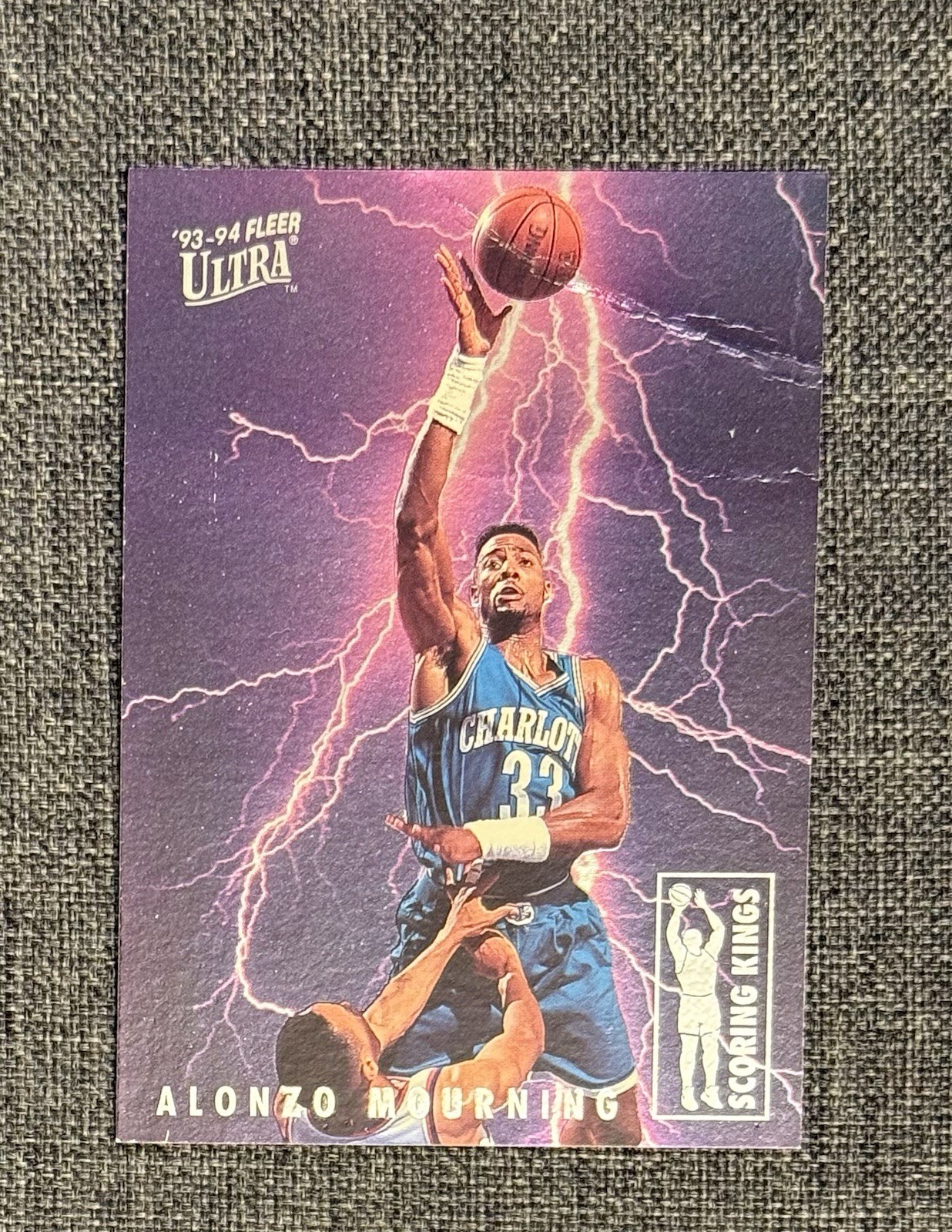 1993-94 Fleer Ultra Scoring Kings Alonzo Mourning #7 Hornets Basketball HOF