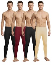 Calzamaglia Calda misto cotone felpato uomo mutande lunghe ANCHE TAGLIE FORTI