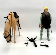 VINTAGE ERIK THE BRAVE VIKING Figure Accessories w/ HORSE MARX No. 5430 1970-72