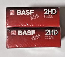2-BASF 2HD 10 Dos Formatted Floppy Diskettes ...