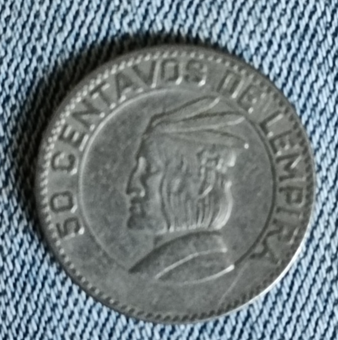 HONDURAS 50 centavos 1967 Cupronickel| 5.67g| ø 24mm KM# 80