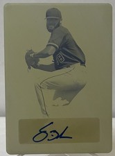 2024 Leaf Metal Sam Bachman Auto Rookie Printing Plate Los Angeles Angels #1/1
