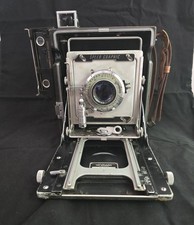 Graflex Speed Graphic 4x5 Camera Kodak Ektar 127mm f4.7 Lens AS-IS Read