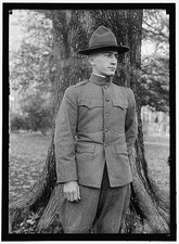 Photo:World War I US Army Private in Uniform Portrait