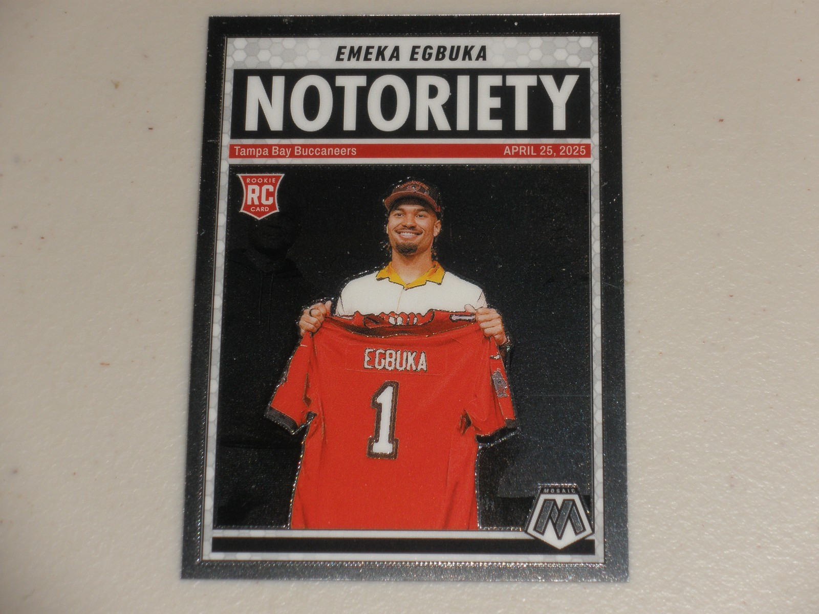 2025 Mosaic Notoriety Emeka Egbuka #16