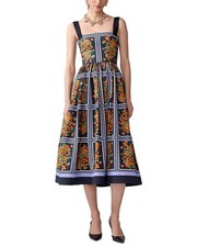 Carolina Herrera Thick Strap Full Midi Dress Women's