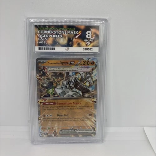 Ace 8 Cornerstone Ogerpon EX Prismatic Evolutions 160/131 Pokémon TCG