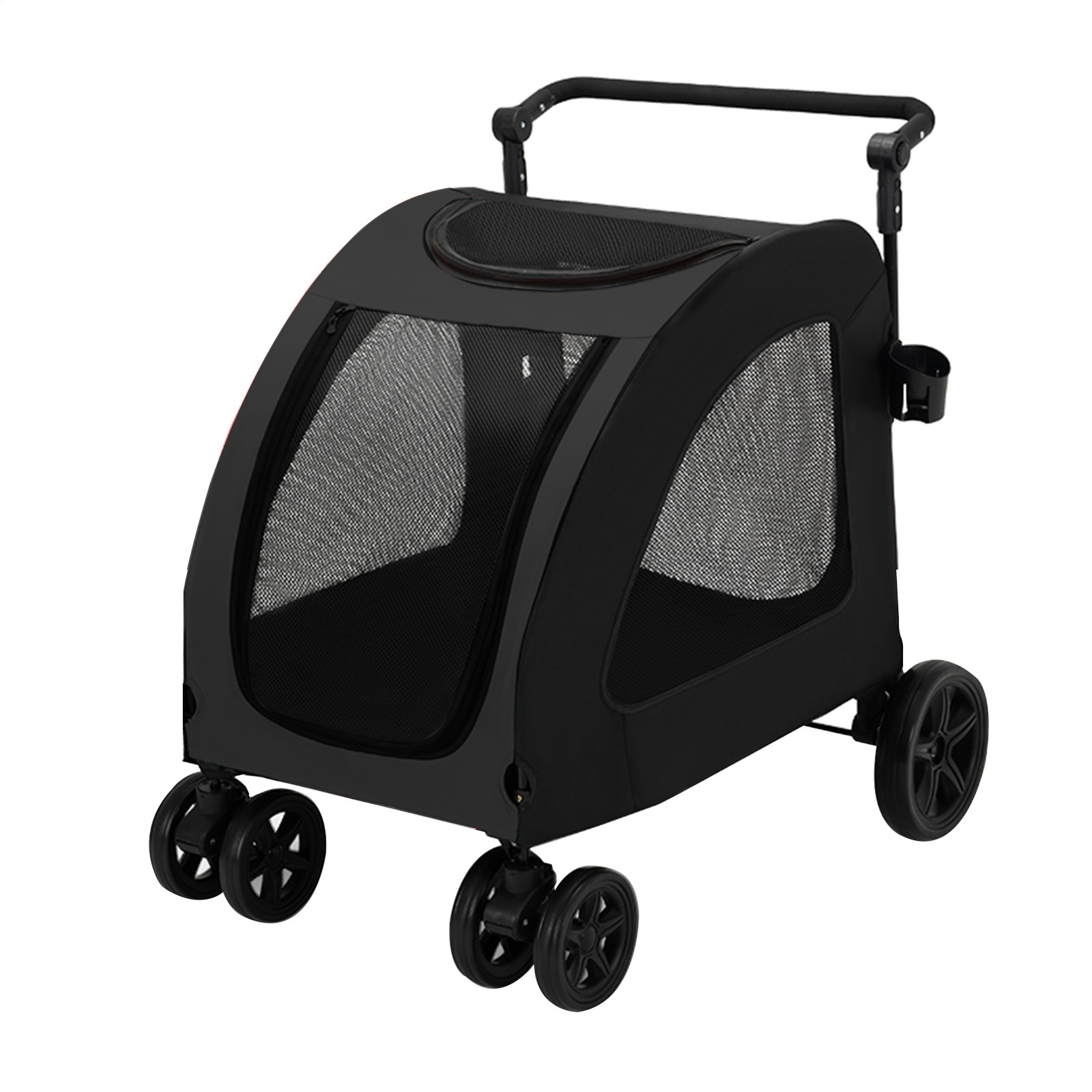 Foldable XX-Large Dog Pet Mobile Stroller Pram Carriage Jogger Holds up to 88lb