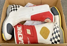 NEW GENUINE GAERNE RACING BOOTS MEN SIZE 10, RED/WHITE