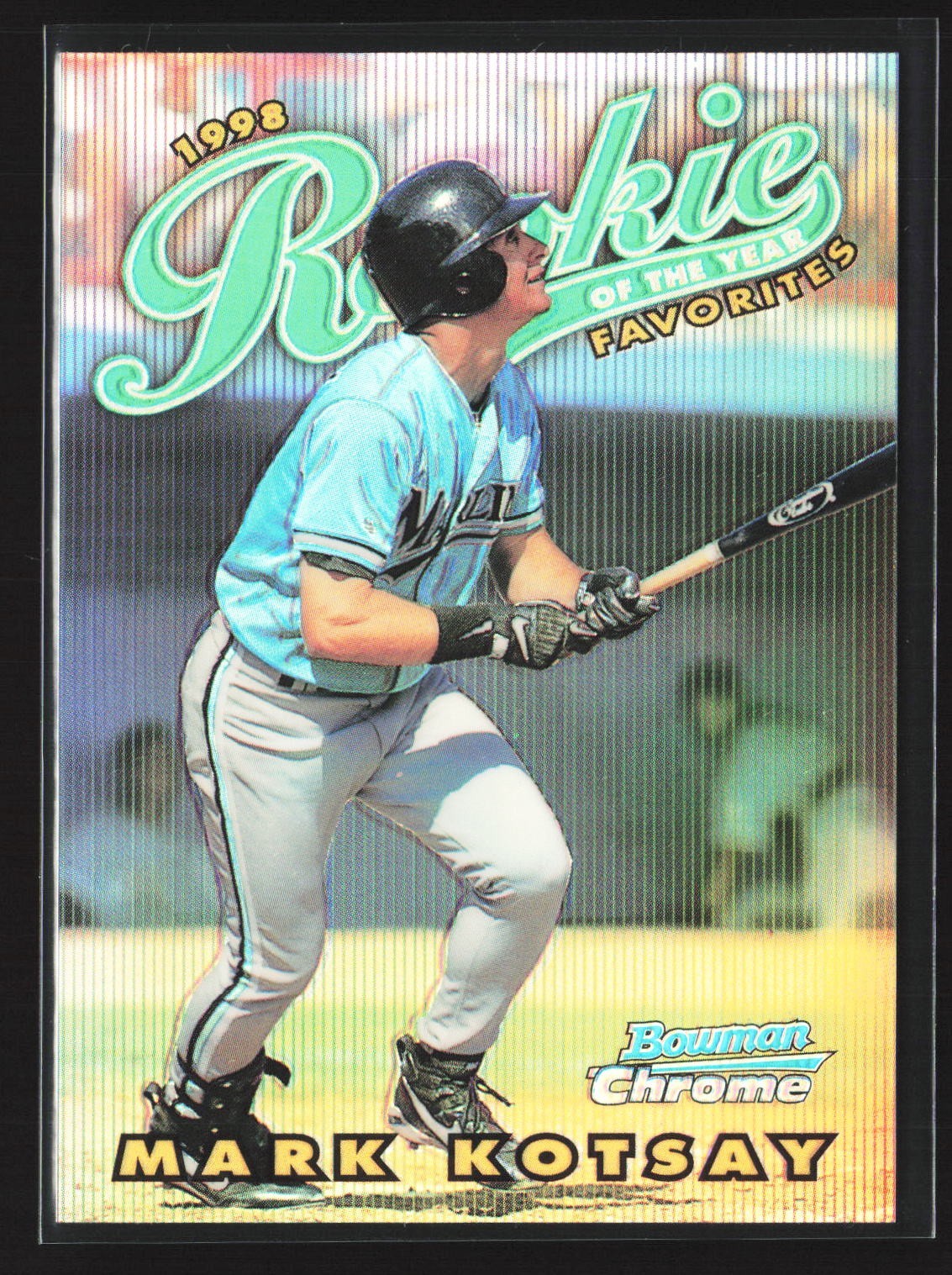 1997 Bowman Chrome Refractor Mark Kotsay Rookie of the Year Favorites #ROY8