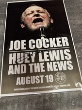JOE COCKER Signed 12x18 Concert POSTER From 2012..Music LEGEND (d.2014) COA