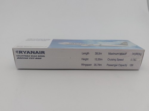 BNIB Ryanair Collectable Scale Model Boeing 737-800, Plane- Sealed - Picture 3 of 4