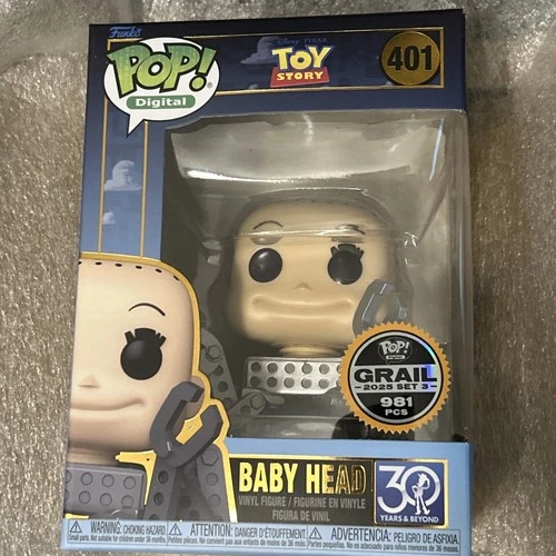 Funko Pop! Digital #401 Toy Story Baby Head 30th Anniversary Grail LE 981 🔥🔥