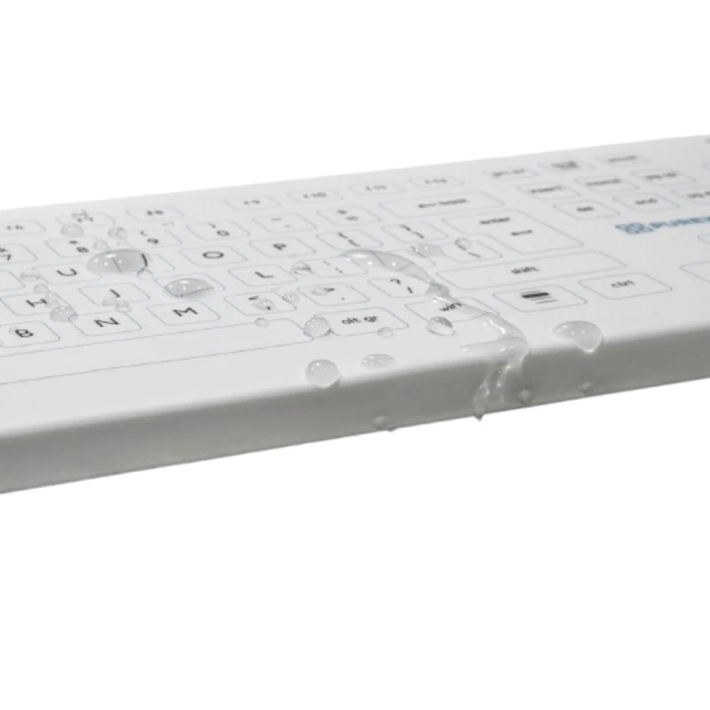 Purekeys K103EN RF Clavier médical silicone lavable sans fil Azerty - Immagine 3 di 3