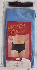 Vintage Sears Roebuck Fashion Underwear For Men Low Rise Brief with Fly Sz Small