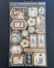 Graphic 45 ABC PRIMER TAGS #1 Die-Cuts 6"X12" Sheet