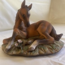1982 Porcelain Horse Colt Foal Figurine Home Interior Masterpiece by Homco VTG