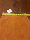NWT Forever 21 Corduroy Orange Skirt Button Front Womens Medium Short Medium — photo 3