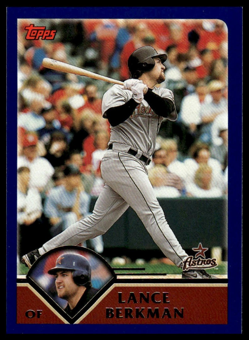 2003 Topps #230 Lance Berkman Trademark Variations