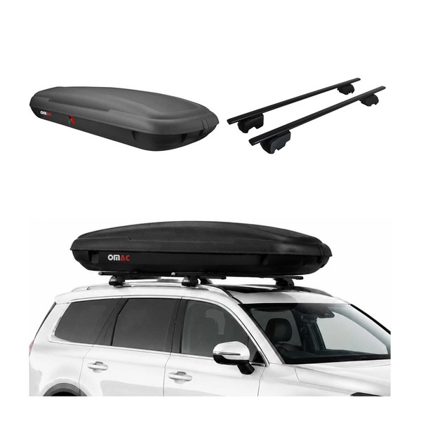 Carbonlook Dachbox 480L + DachträGer Ford Kuga III 2019-2026 Schwarz-image